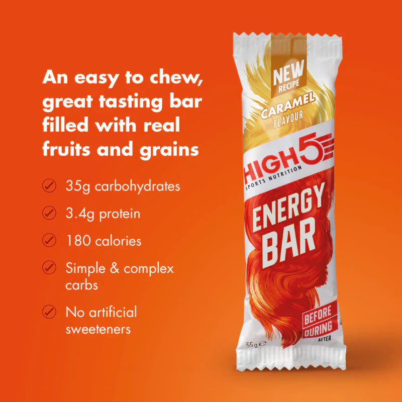 High5 Energy Bar Caramel (12 x 55 g)