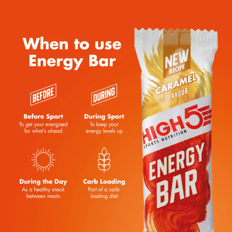High5 Energy Bar Caramel (12 x 55 g)