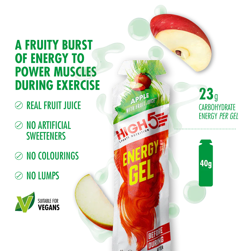 High5 Energy gel blandade smaker box (20x40g)