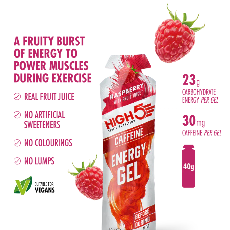 High5 Energy gel blandade smaker box (20x40g)
