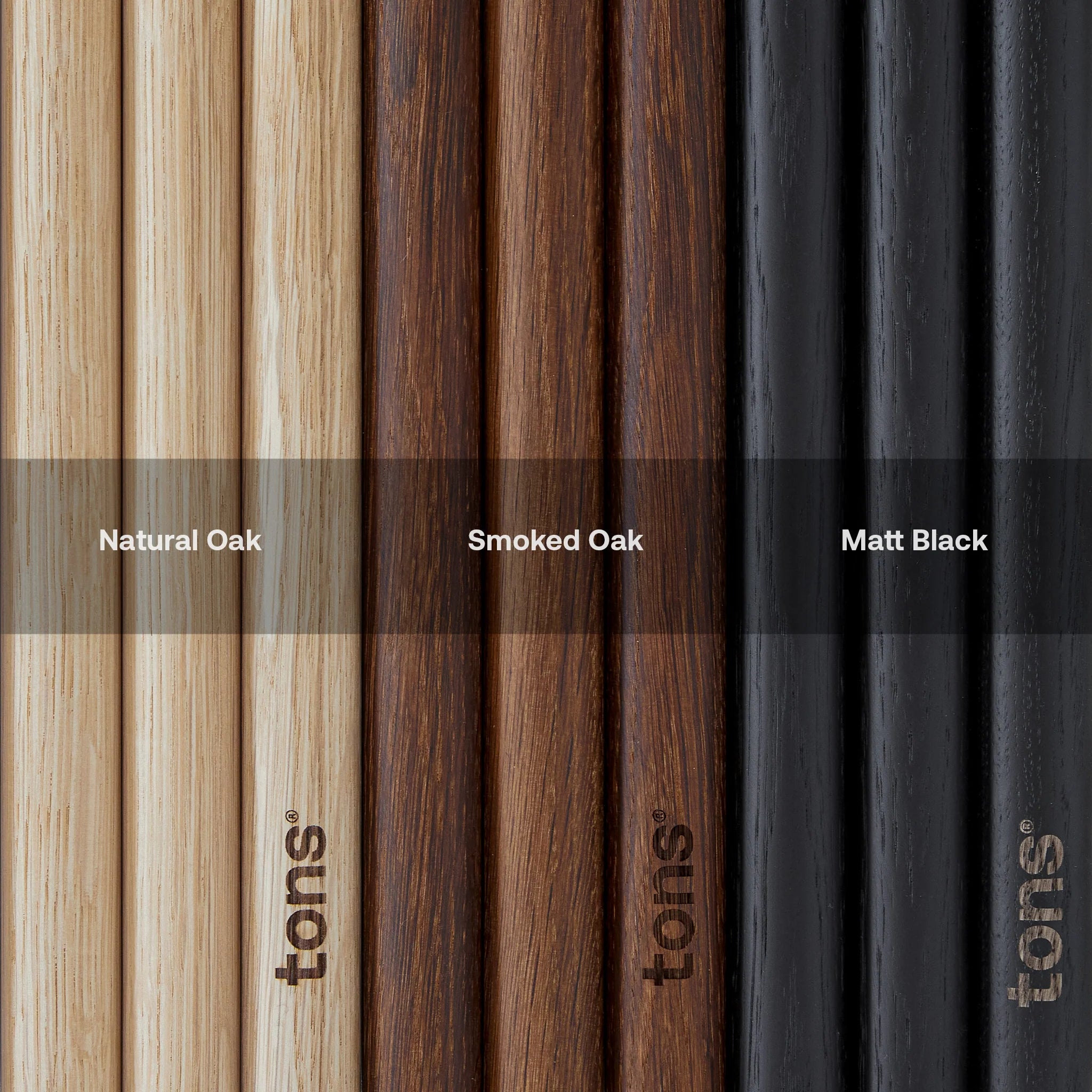 Tons Studio Väggfäste Natural Oak Road (32cm)