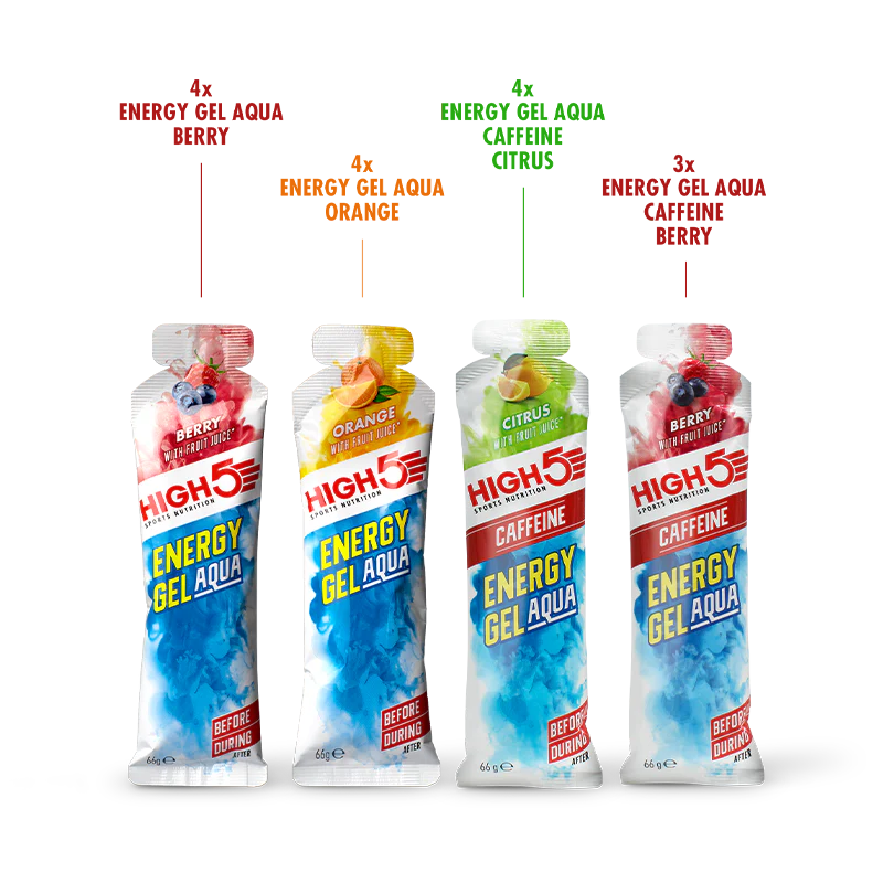 High5 Energy gel blandade smaker box (20x40g)