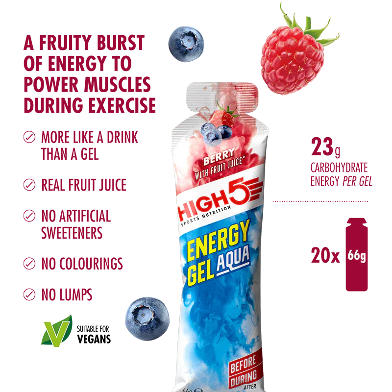 High5 Energy Gel Aqua Berry (20x66g)