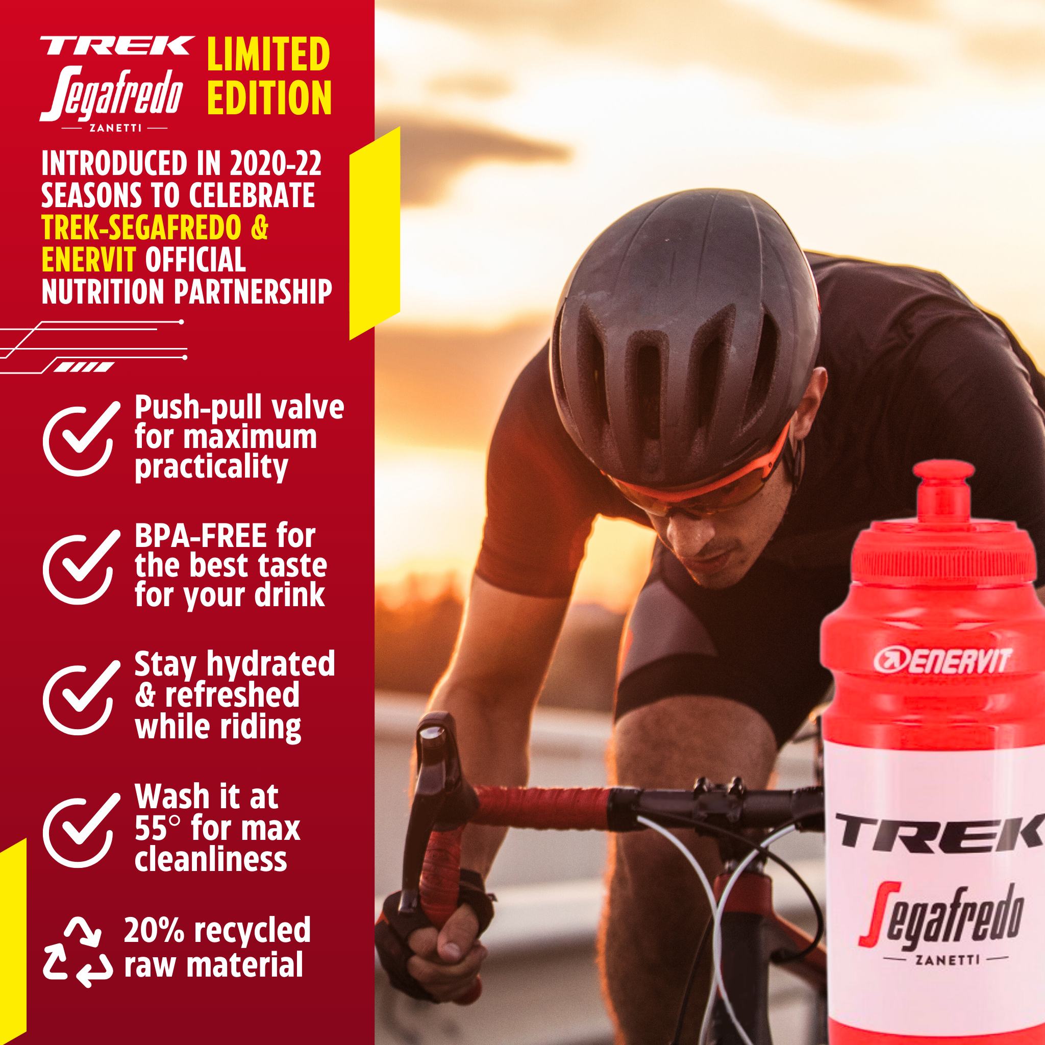 Enervit Trek Segafredo flaska 500ml