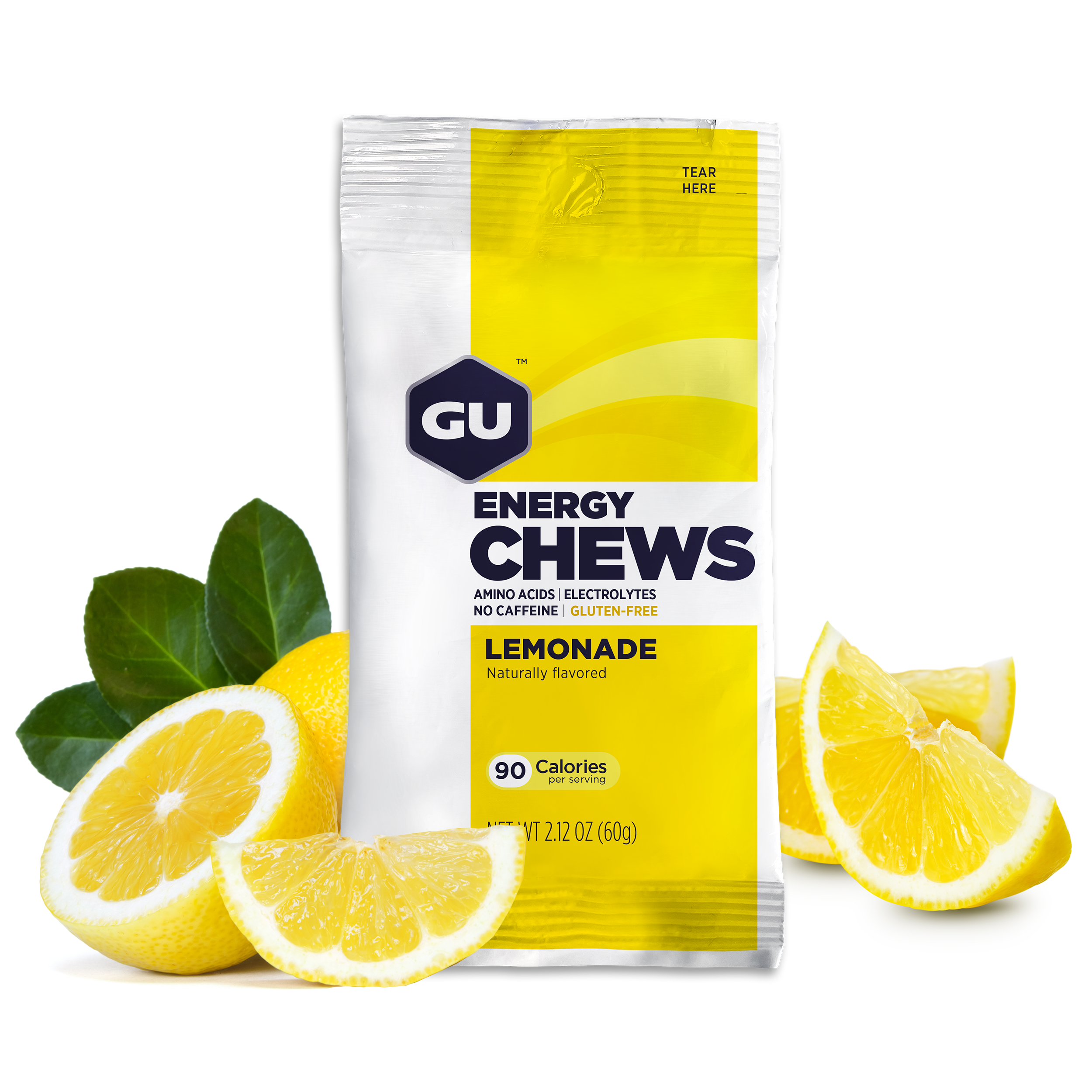 GU Energy Chews Lemonade (12 x 60 g)