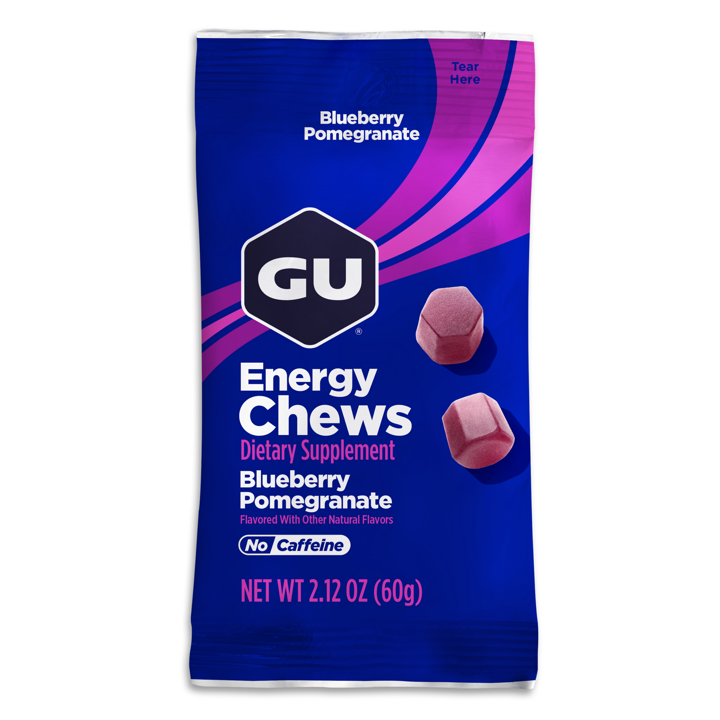 GU Energy Labs Chews Blue Pom 60g - DATUM PRODUKT