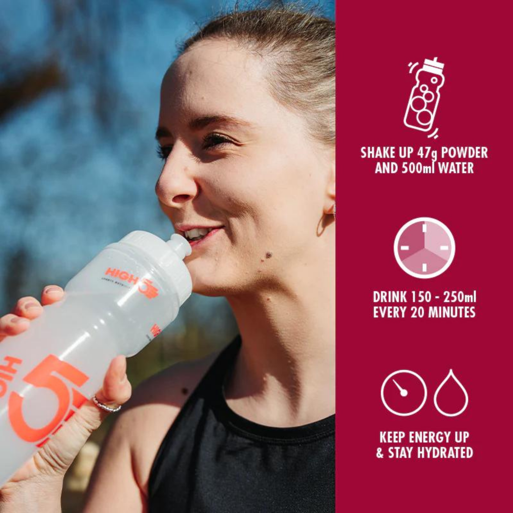 High5 Energy Drink Berry (2,2 kg)