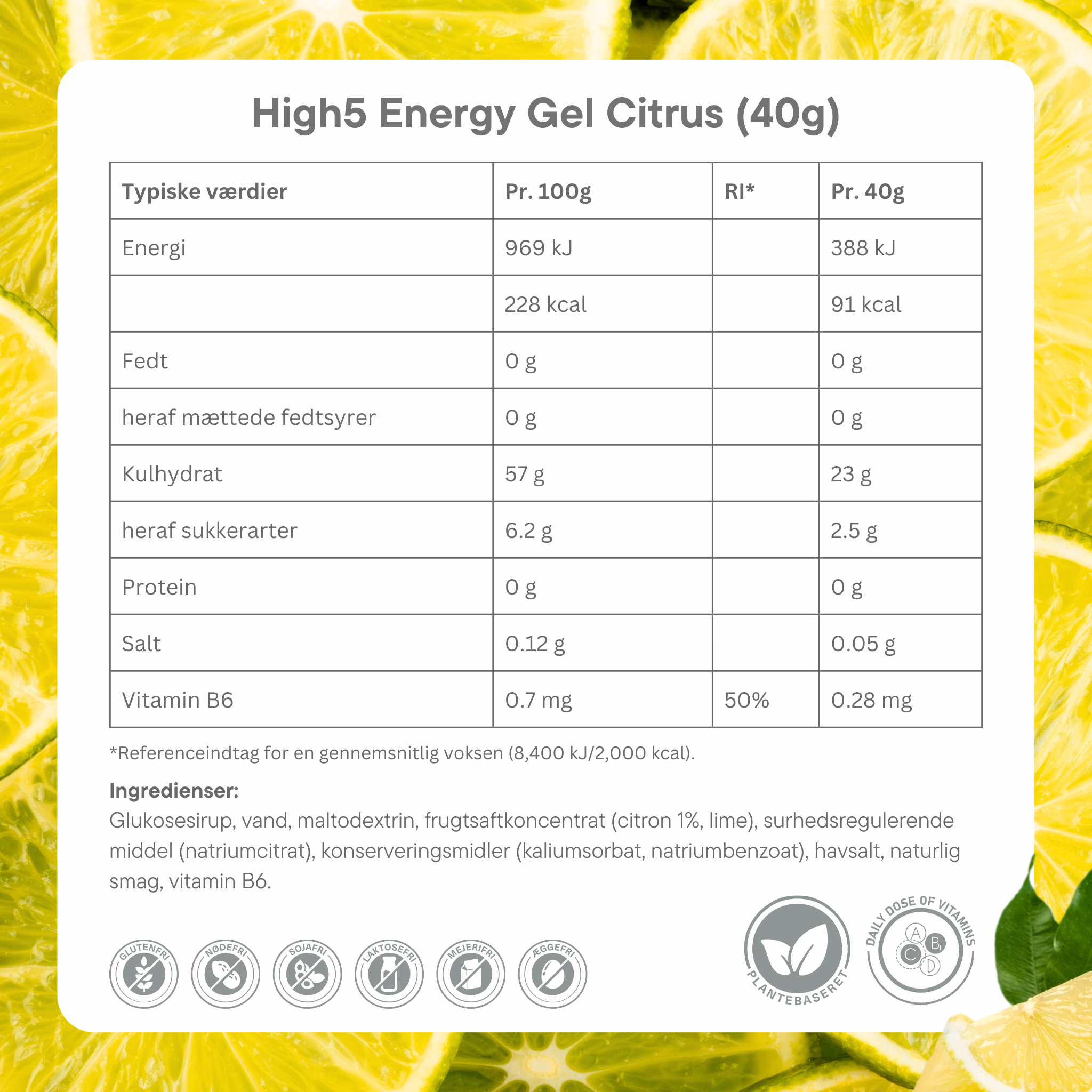 High5 Energy Gel Citrus 40 g