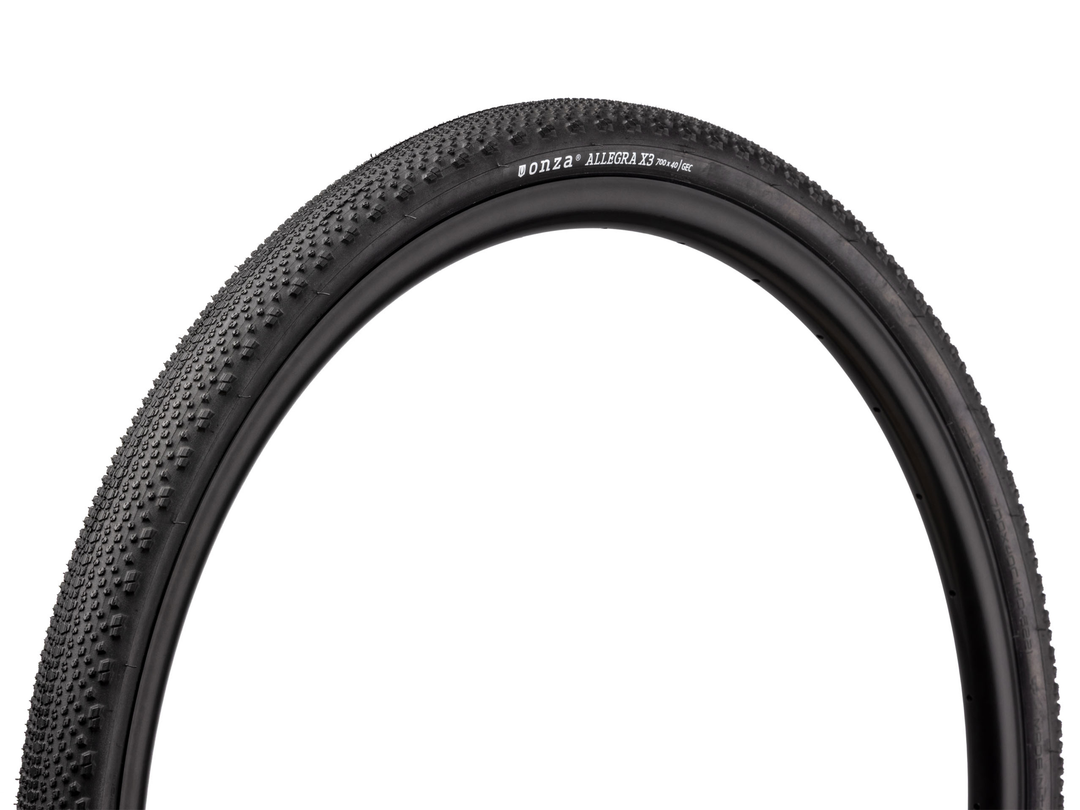 ONZA Allegra X3 Black 700x50C 610g Gravel foldedæk
