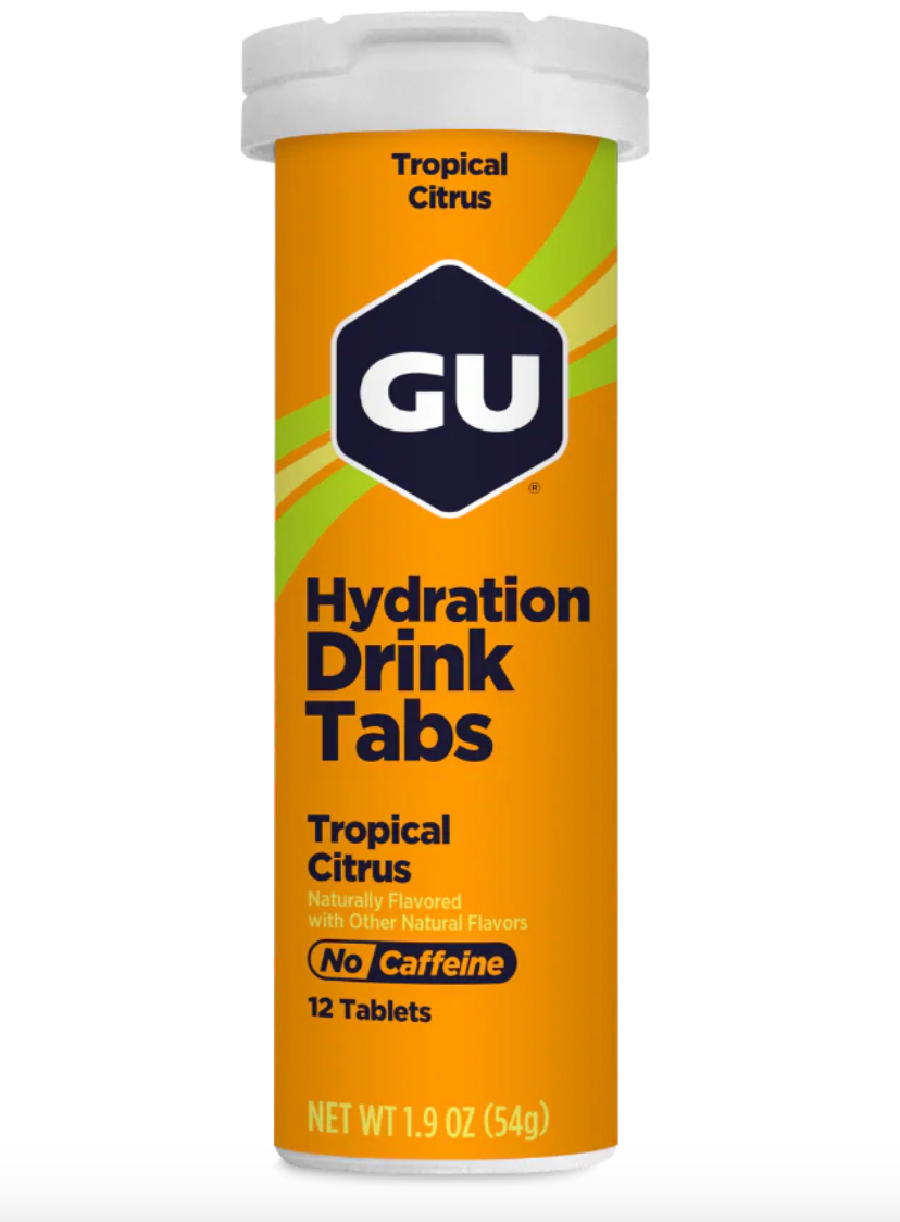 GU Energy Electrolyte Tabs Strawberry Hibiscus (8 x 12 tabs)