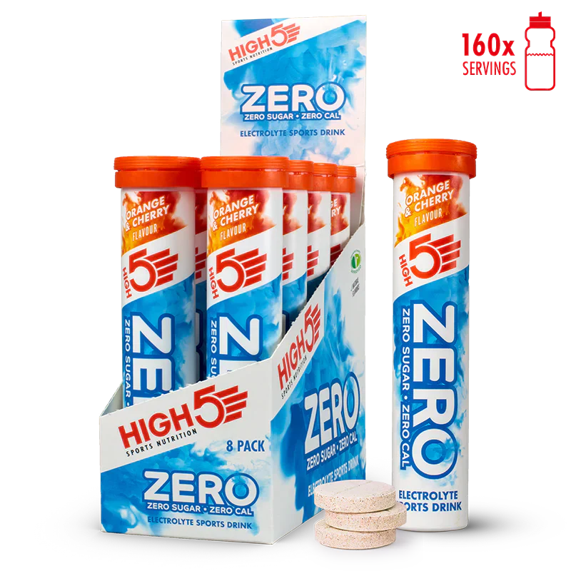 High5 ZERO Electrolyte tabs Orange & Cherry (8x20 tabs)