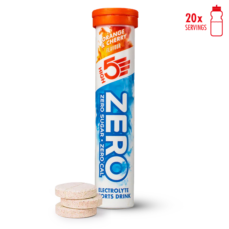 High5 ZERO Electrolyte tabs Orange & Cherry (8x20 tabs)