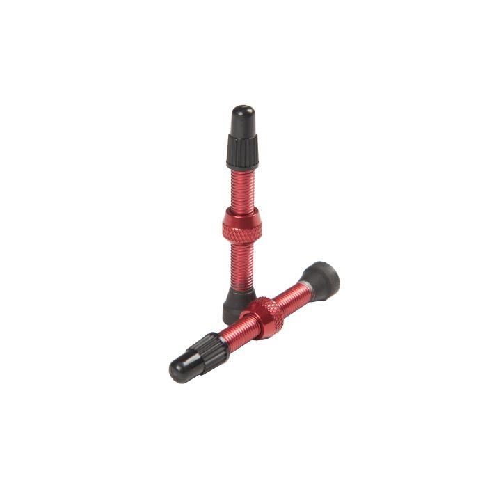 Stan's Tubeless ventilsats ALU presta 44 mm (röd)