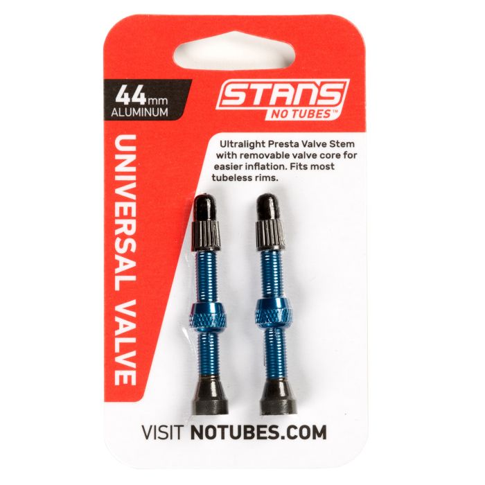 Stan's Tubeless ventilset ALU presta 44 mm (blå)