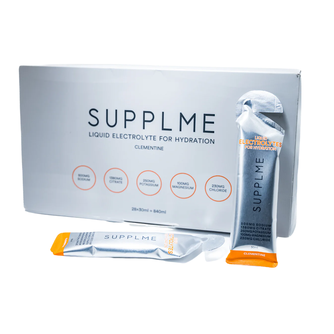 SupplMe Liquid Electrolytes 30 ml (förpackning med 28)