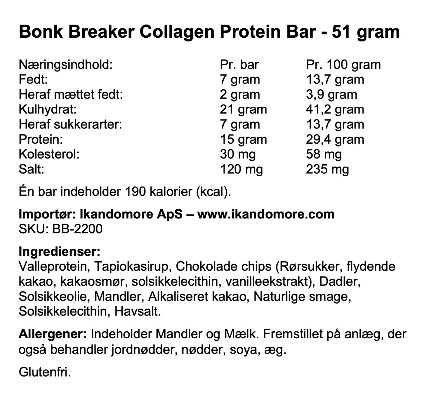 Proteinbar Bonk Breaker Collagen Double Fudge Brownie