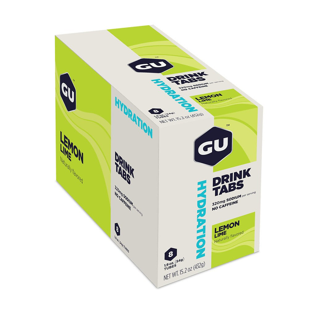 GU Energy Electrolyte flikar Citron Lime (8 x 12 flikar)
