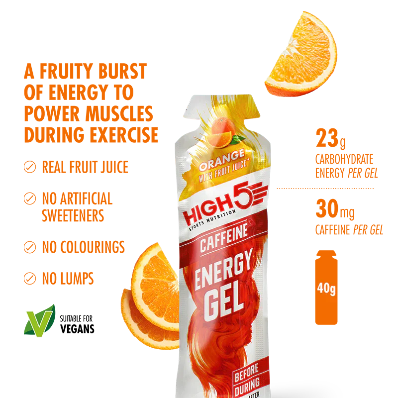 High5 Energy gel blandade smaker box (20x40g)