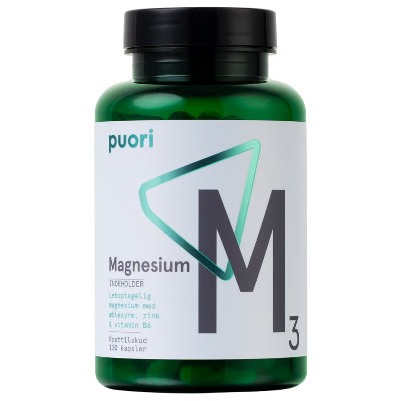 Puori M3 - Magnesium 180 kapsler