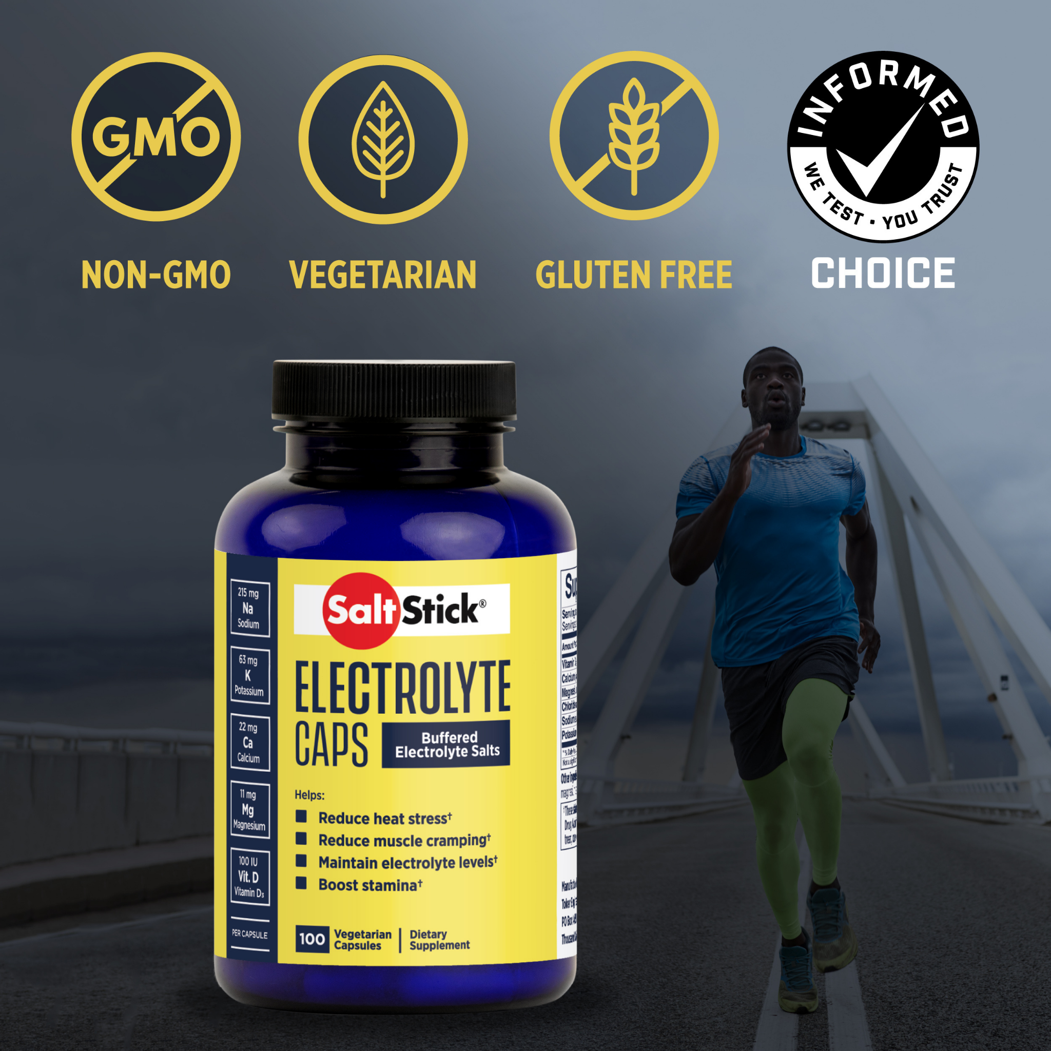 SaltStick elektrolytkapslar (100 kapslar)