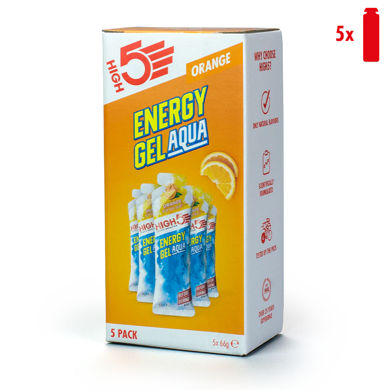 High5 Energigel Aqua Orange 5x66 g Datovare