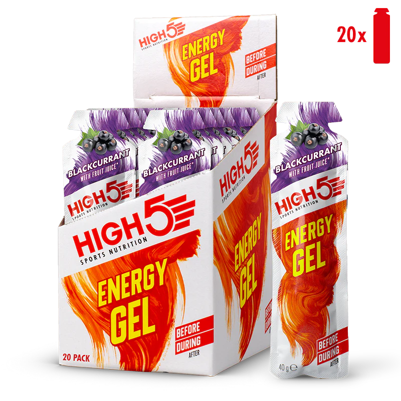 High5 Energigel Svarta vinbär 40 gx 20 st.