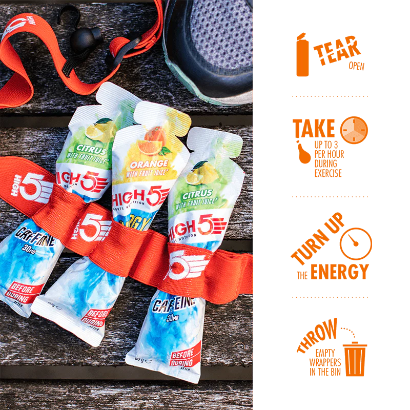 High5 Energigel Aqua Orange 5x66 g Datovare