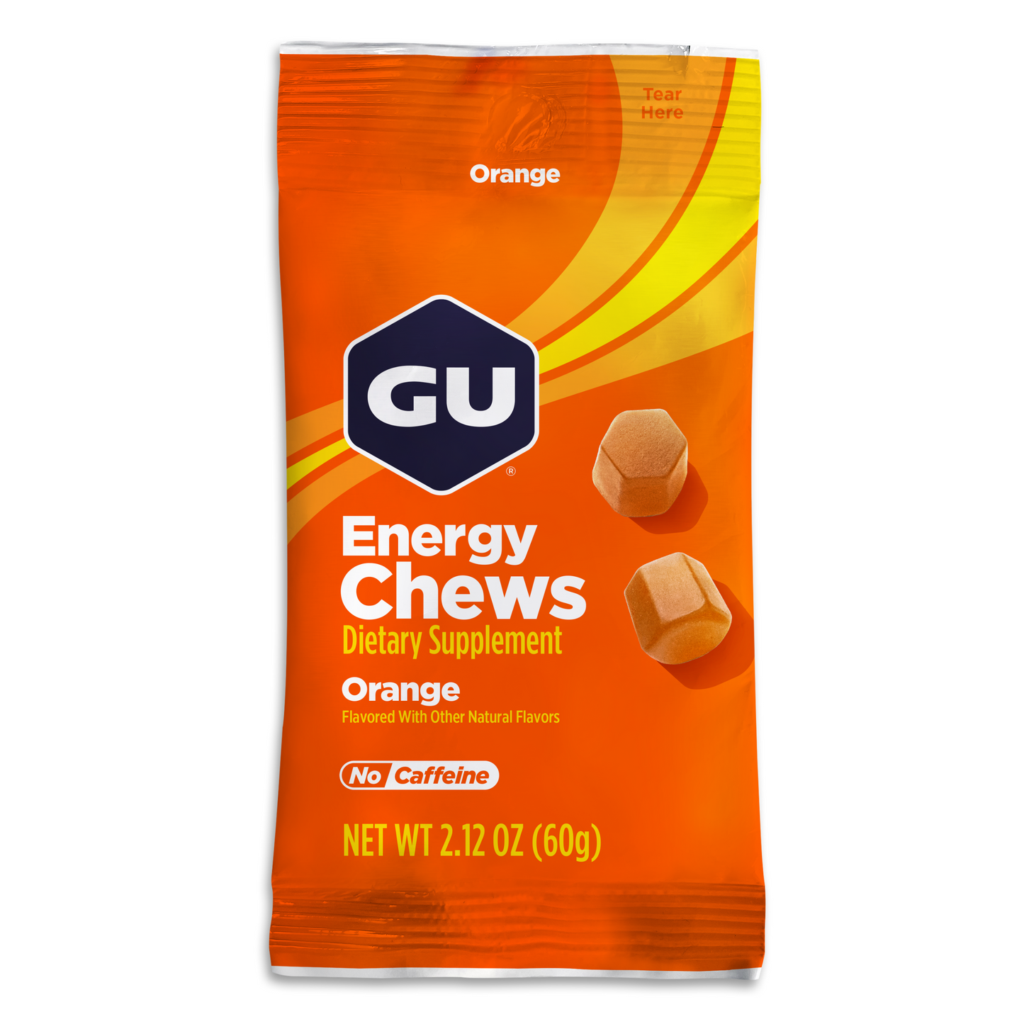 GU Energy Chews Orange (12 x 60 g)
