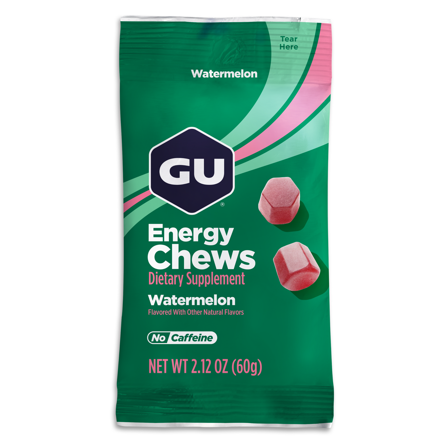 GU Energy Chews vattenmelon (12 x 60 g)