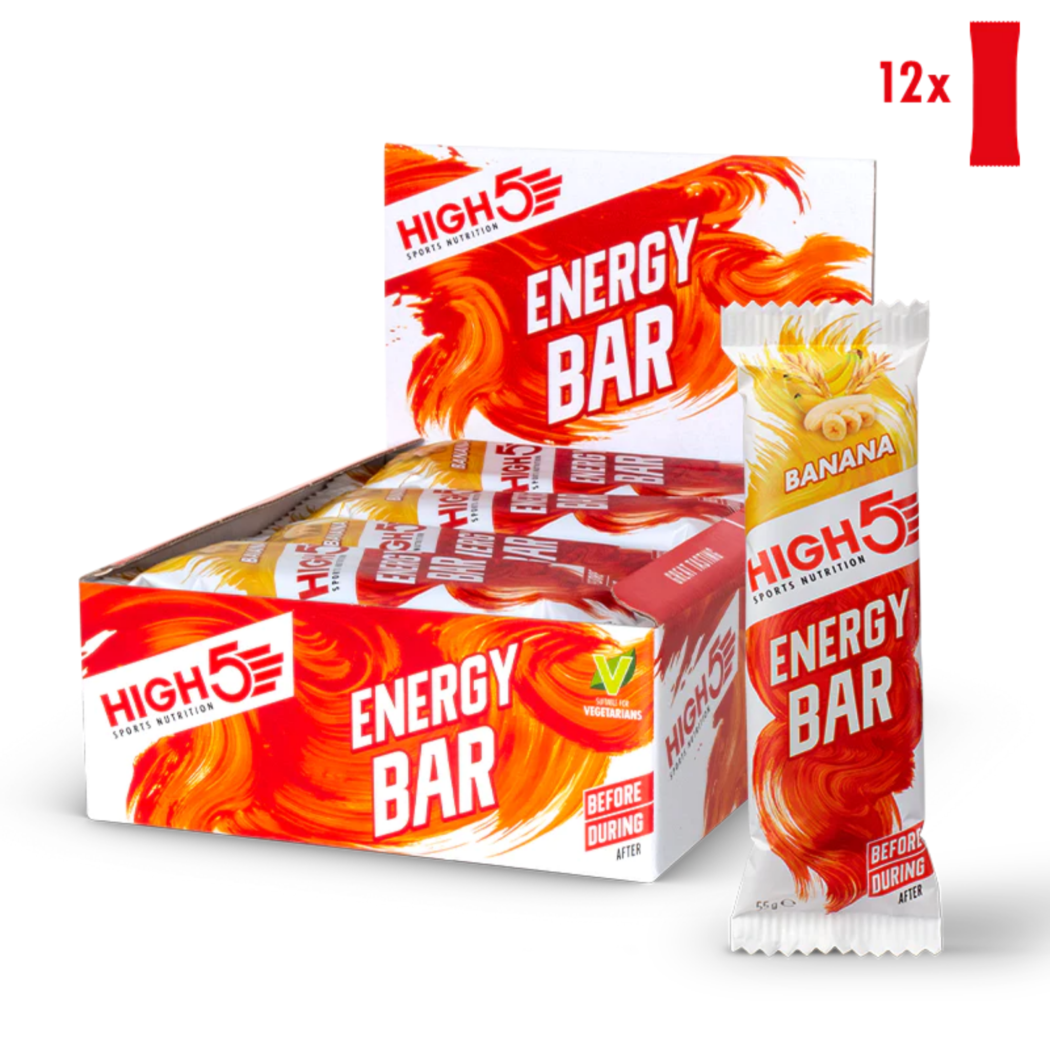 High5 Energy Bar Banana (12 x 55 g)