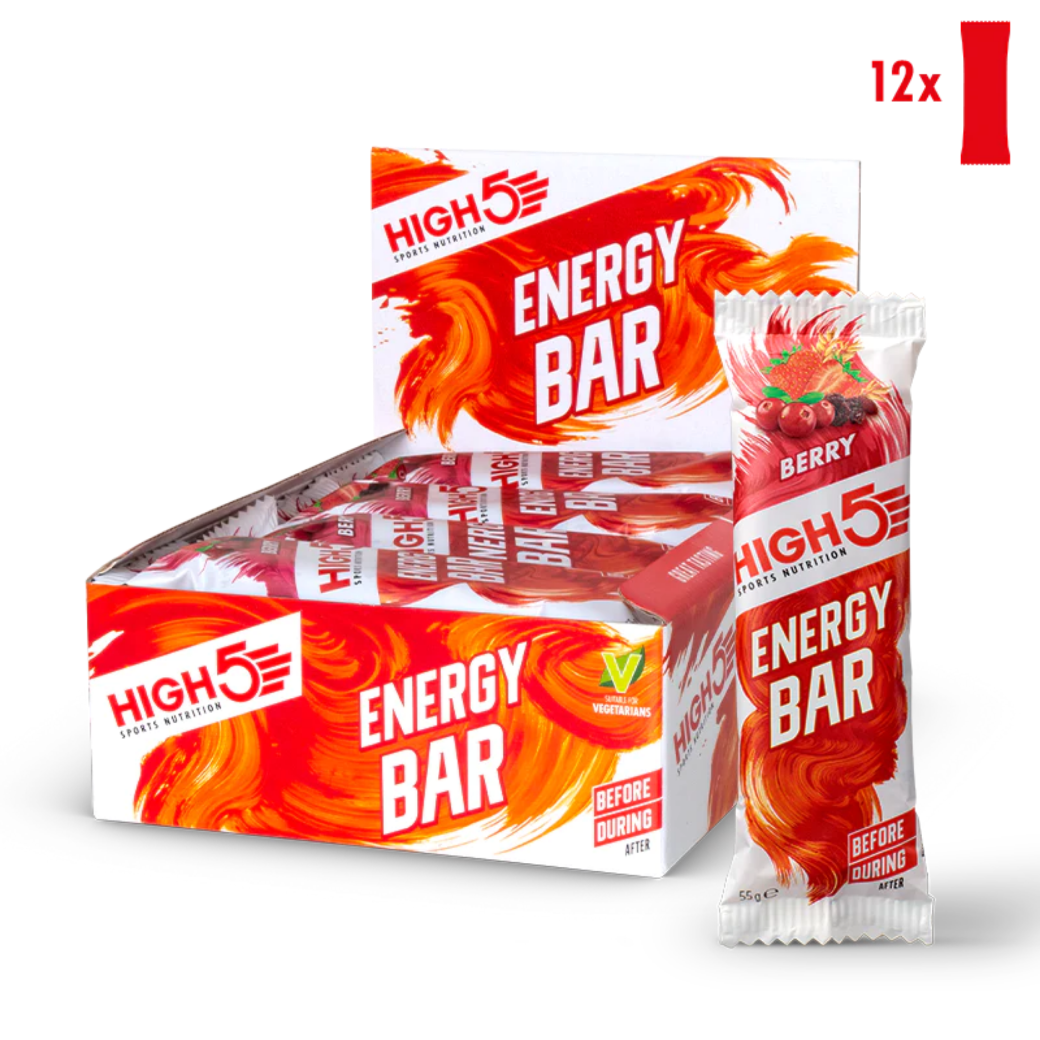 High5 Energy Bar Berry (12 x 55 g)