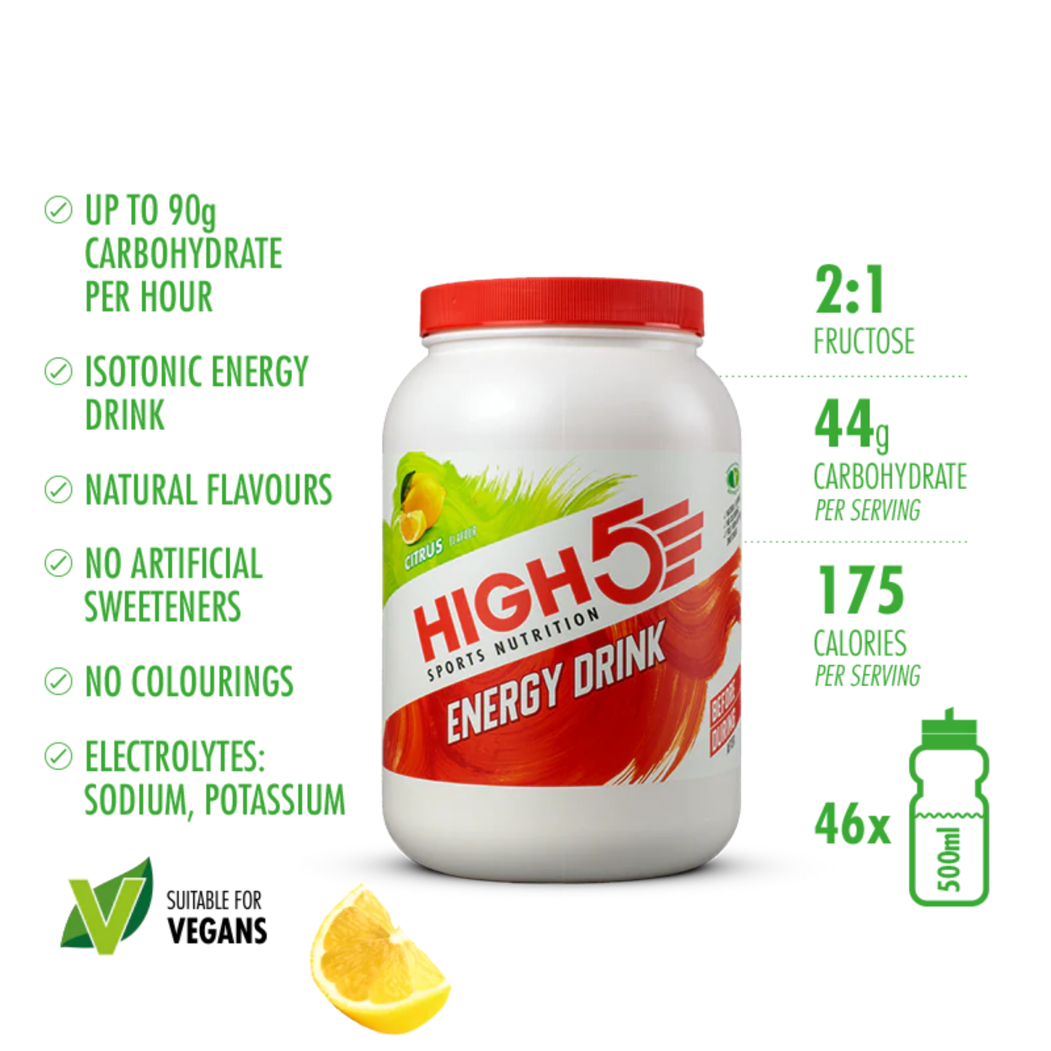 High5 Energidryck Citrus (2,2 kg)