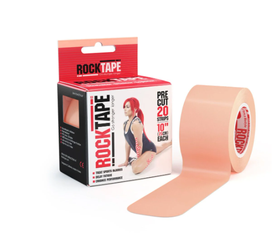 RockTape Kinesiologitejp 5cm x 5m Röd