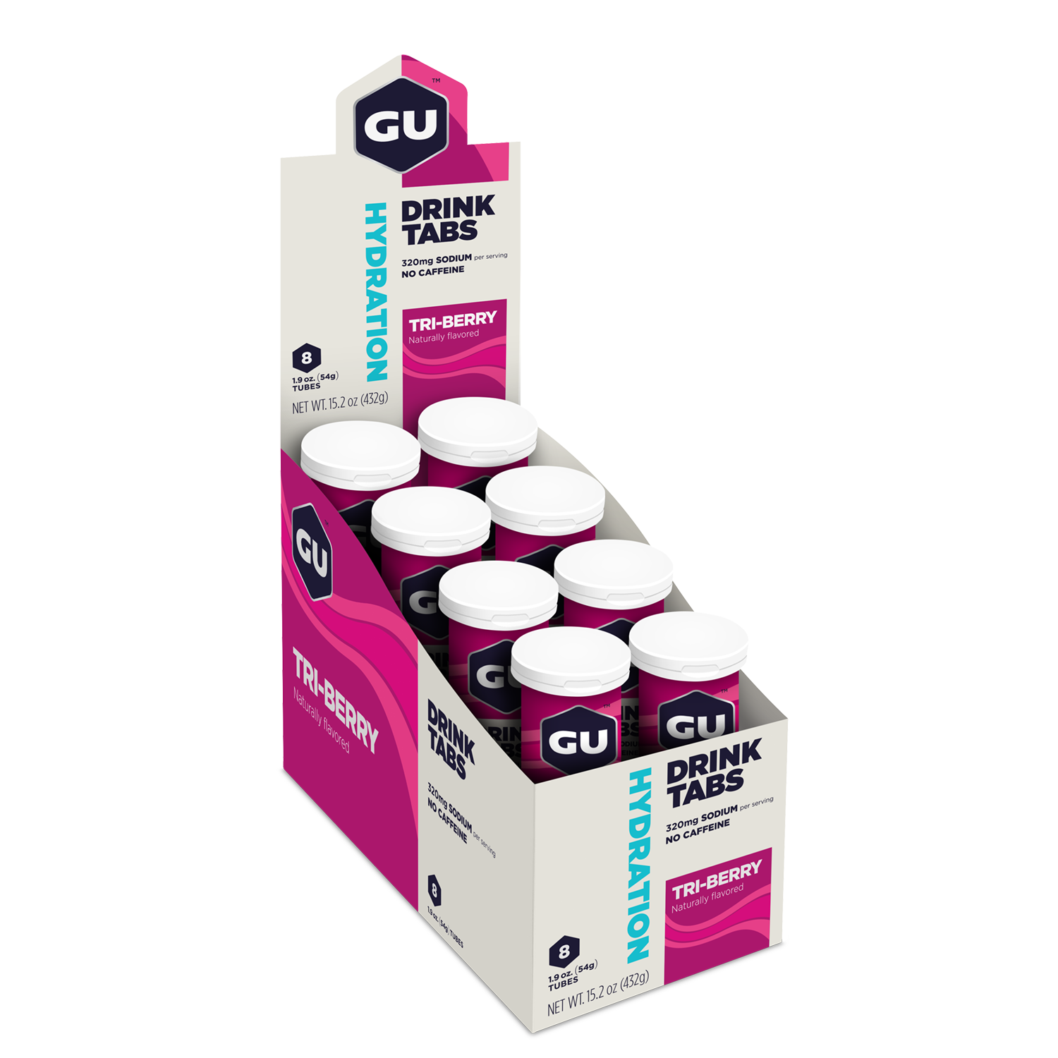 GU Energy Electrolyte Loss Tri-Berry (8x56g)