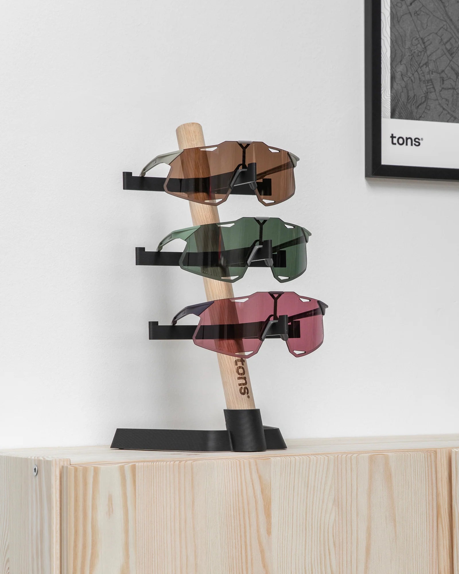 Tons Studio Väggfäste Natural Oak Road (32cm)