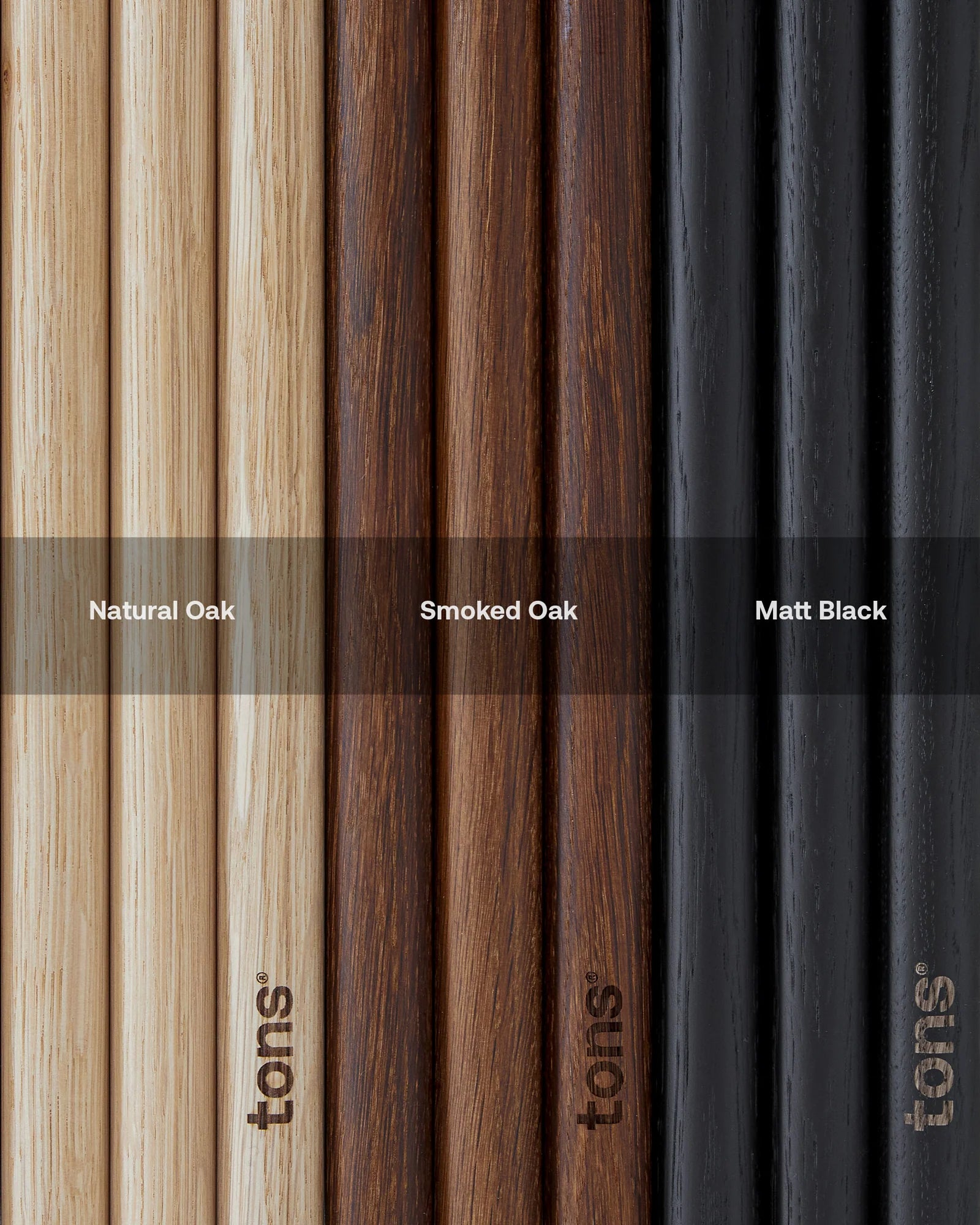 Tons Studio Väggfäste Natural Oak Road (32cm)