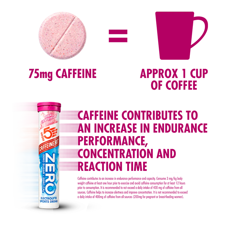 High5 Electrolyte tabs ZERO Pink Grapefruit (20 tabs)