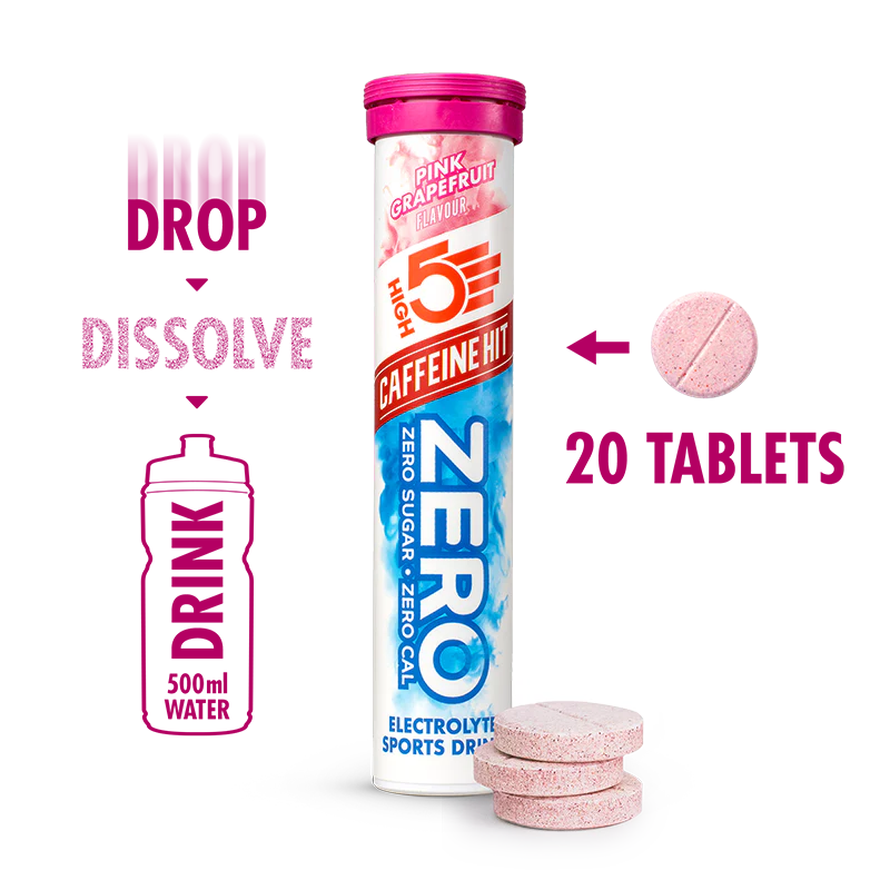 High5 Electrolyte tabs ZERO Pink Grapefruit (20 tabs)