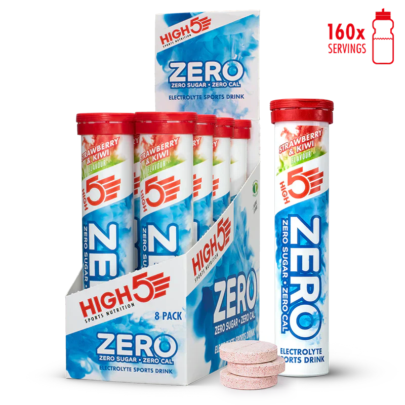 High5 Electrolyte tabs ZERO Strawberry &amp; Kiwi (8x20 tabs)