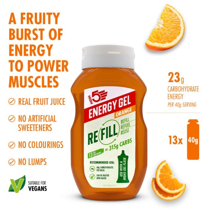 High5 Energigel Refill Orange  550g