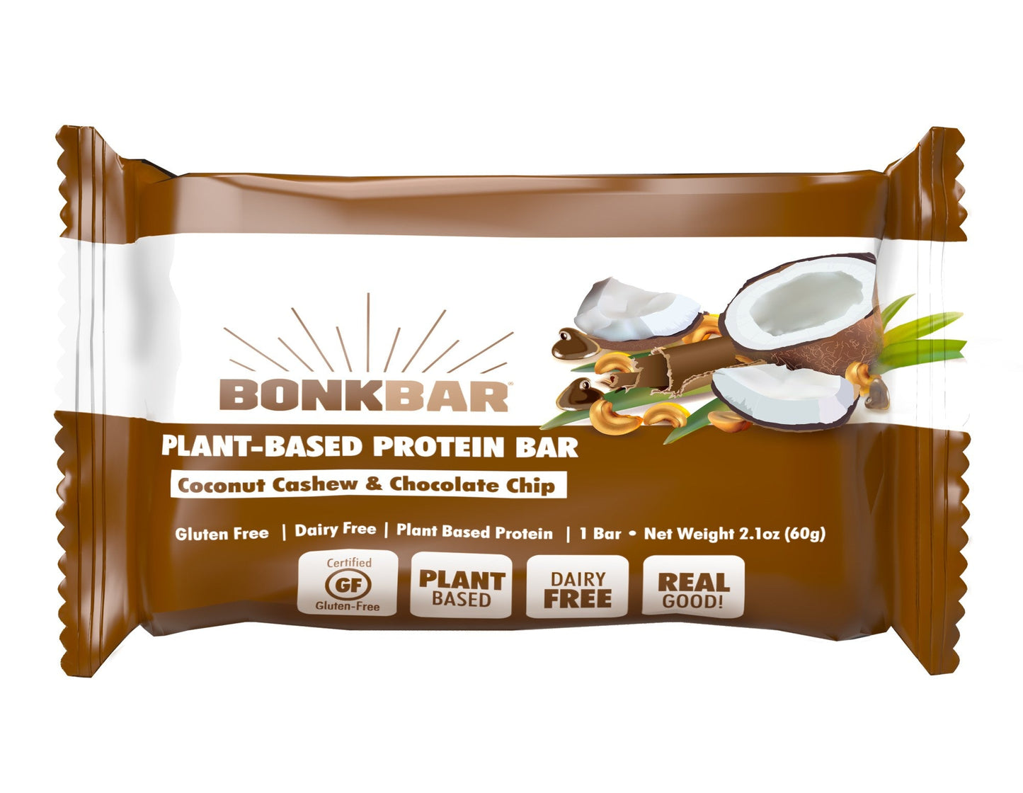 Bonk Breaker Protein Bar Coconut Cashew &amp; Chocolate High Protein