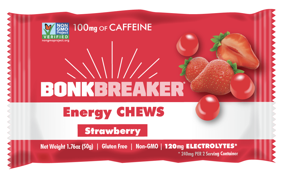 Bonk Breaker Energy Chews Strawberry Coffeine
