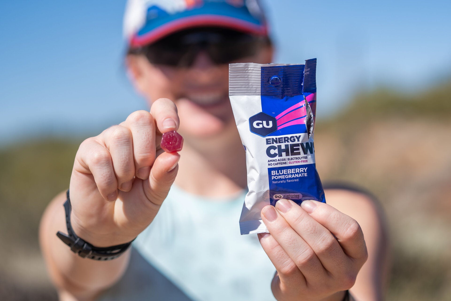 GU Energy Chews Blue Pom 60 g (12 x 60 g)