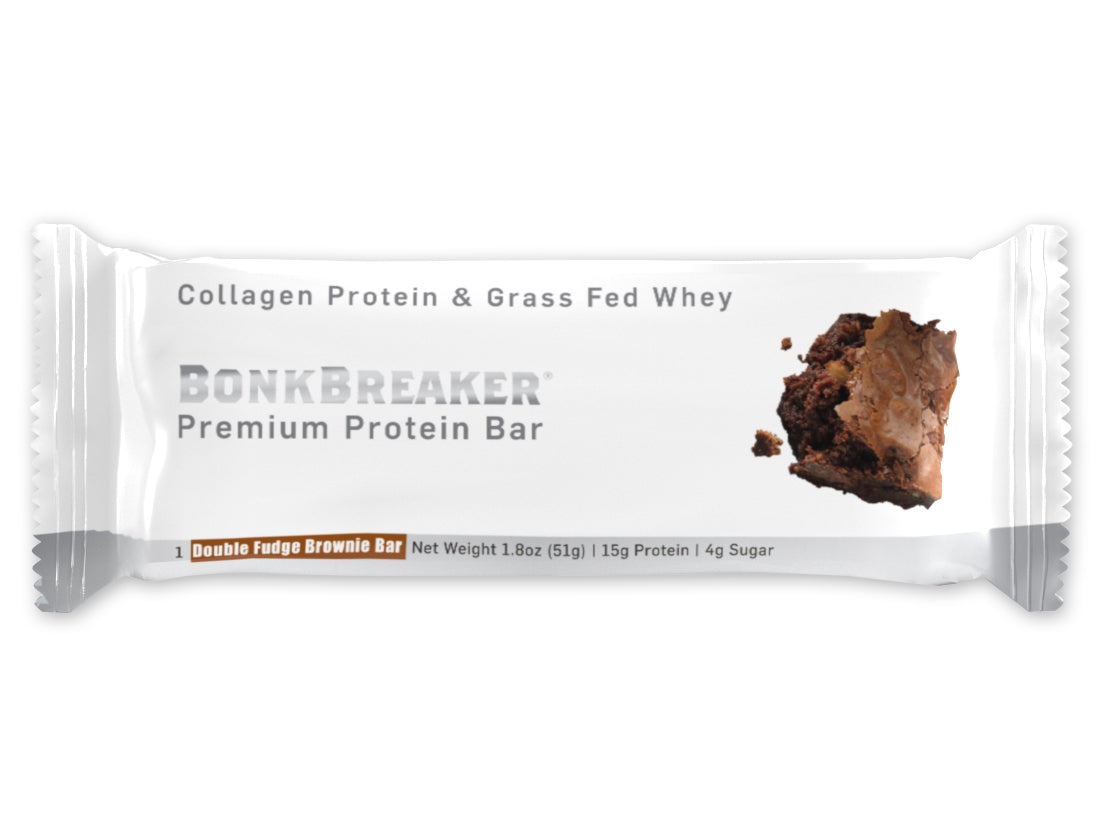 Bonk Breaker Collagen Protein Bar Double Fudge Brownie