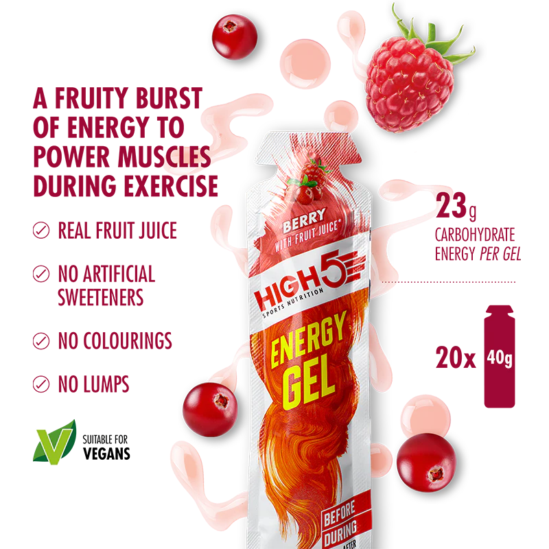 Energy gel High5 Energy Gel Berry 40 g