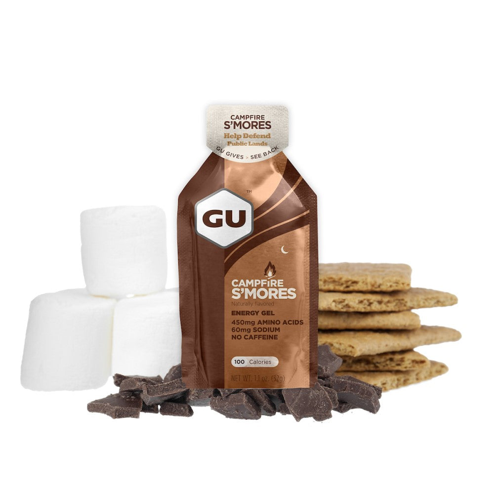 GU Energy Energigel Campfire S'mores (24 x 32 g)