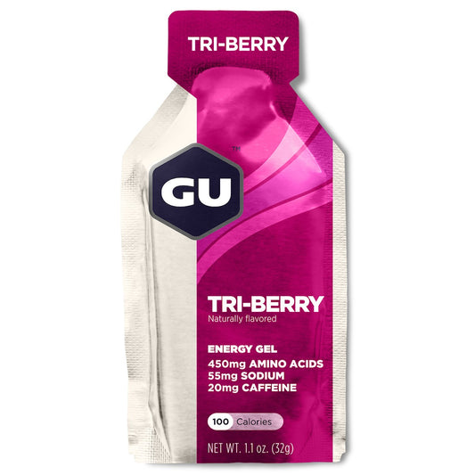 GU Energy energy gel Tri-berry med koffein 32g
