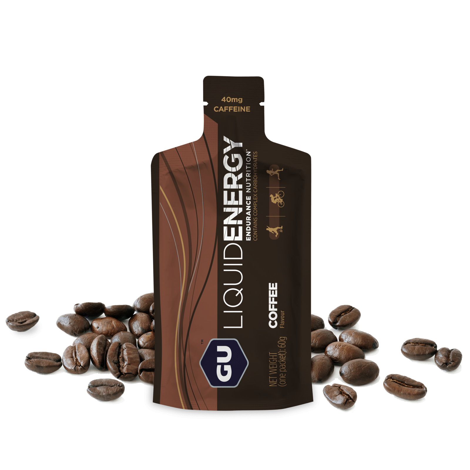 GU Energy Energigel flytande kaffe 60g - DATUMPRODUKT (12-pack)