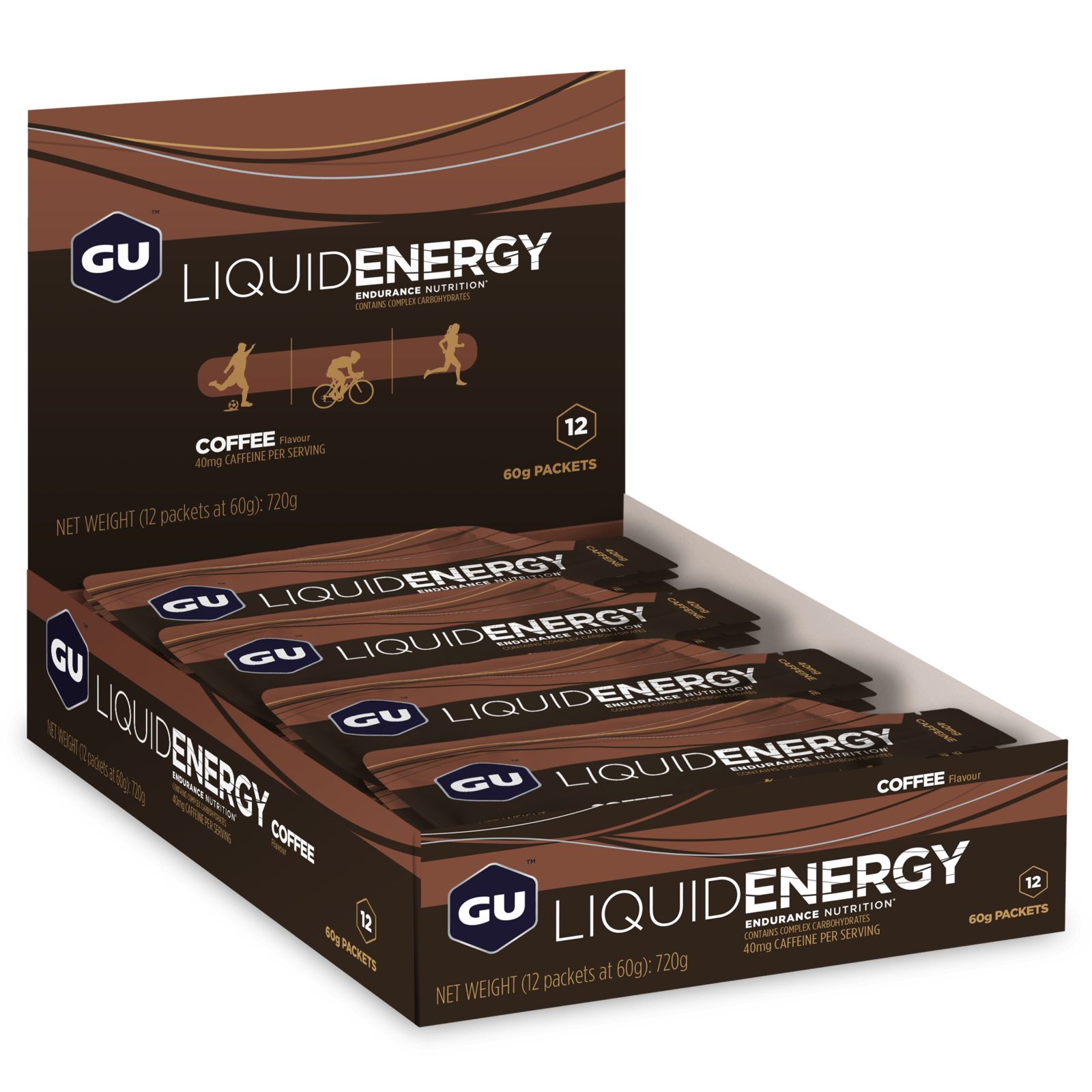 GU Energy Energigel flytande kaffe 60g - DATUMPRODUKT (12-pack)