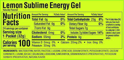 GU Energy energy gel Lemon Sublime | Energigel utan koffein